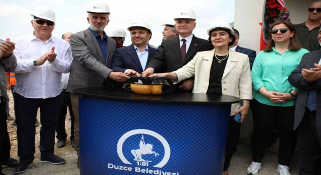 Düzcenin modern pazaryeri için temel atıldı