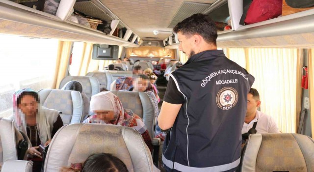 Düzensiz göçle mücadele dâhilinde 6ıncı huzur operasyonu gerçekleştirildi