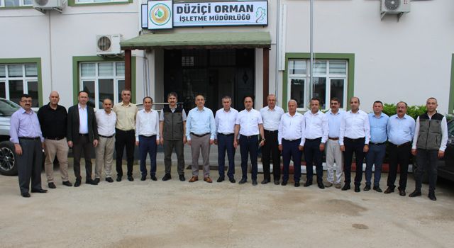 Düziçi Kaymakamı Turgay İlhan’dan, Orman İşletmesi’ne ziyaret