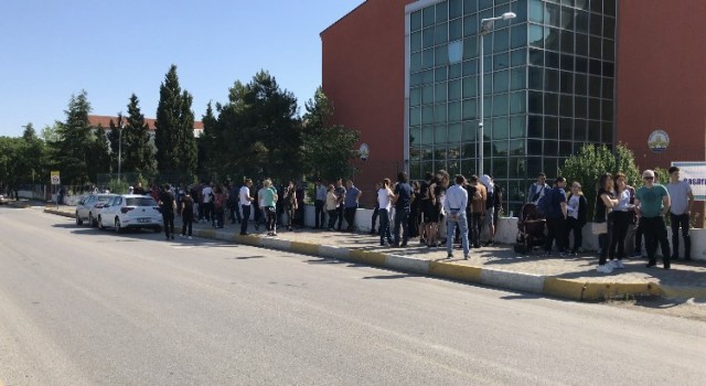 Edirnede YKS ikinci oturum heyecanı başladı