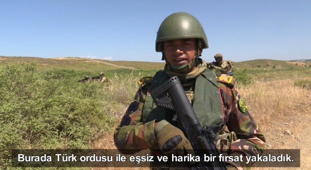 EFES-2022ye katılan yabancı askerler görüşlerini paylaştı
