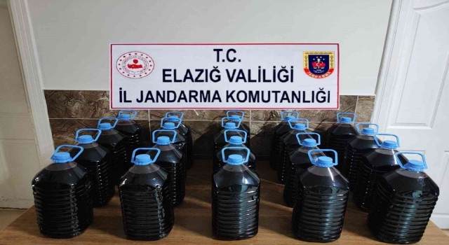 Elazığda 100 litre kaçak şarap ele geçirildi