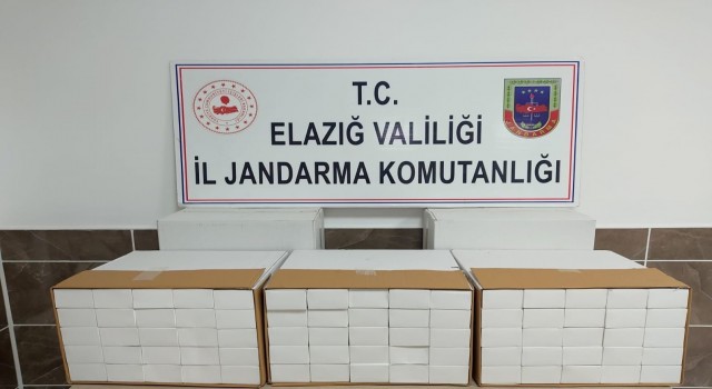 Elazığda 50 bin adet gümrük kaçağı makaron ele geçirdi