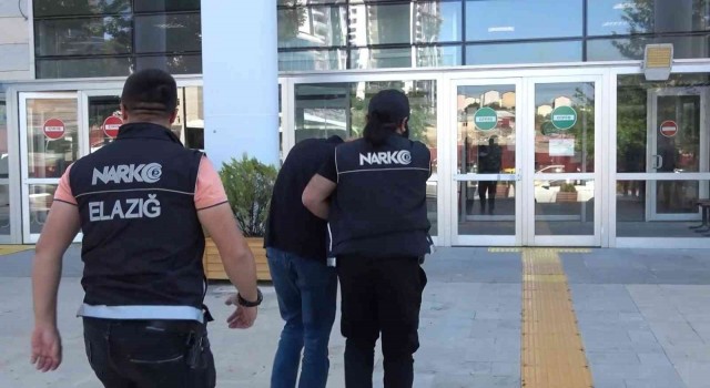 Elazığda uyuşturucu madde satan şüpheli tutuklandı