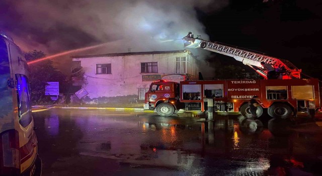 Elektrik panosundaki şase yangına neden oldu