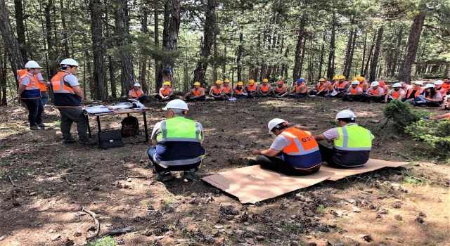 Emette üretim, standardizasyon ve iş güvenliği tatbikatı