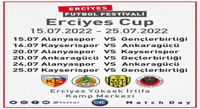 Erciyeste 4lü futbol turnuvası
