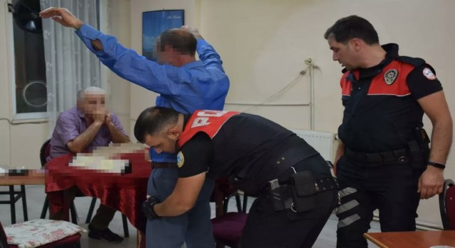 Erzincanda Kumar, Tombala ve Oyun Makineleri uygulaması gerçekleşti