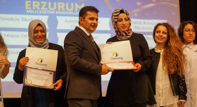 Erzurumdan ‘eTwinning Kalite Etiketi Ödüllerinde rekor artış