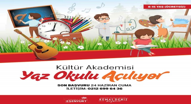 Esenyurt Belediyesi yaz okulları açılıyor