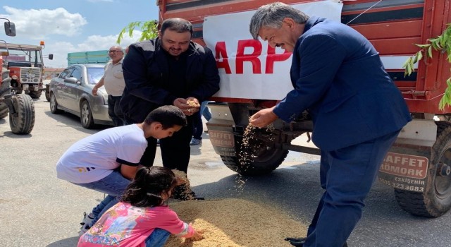 Eskişehirde yılın ilk arpası borsada