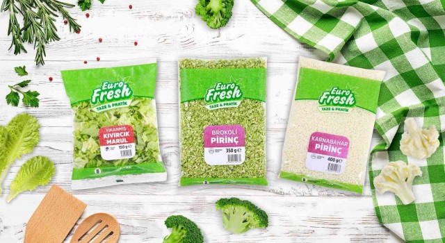 EuroFreshin pişirmeye ve servise hazır yeni ürünleri sofralarda