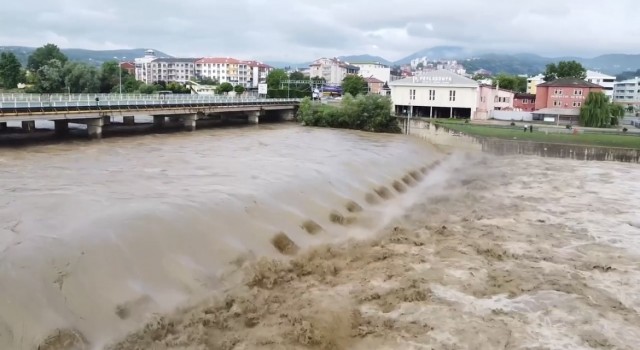 Filyos Nehri havadan görüntülendi