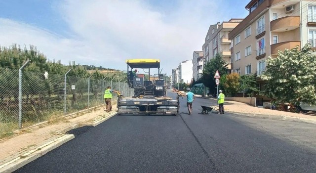 Gebzede asfalt serim çalışmaları sürüyor