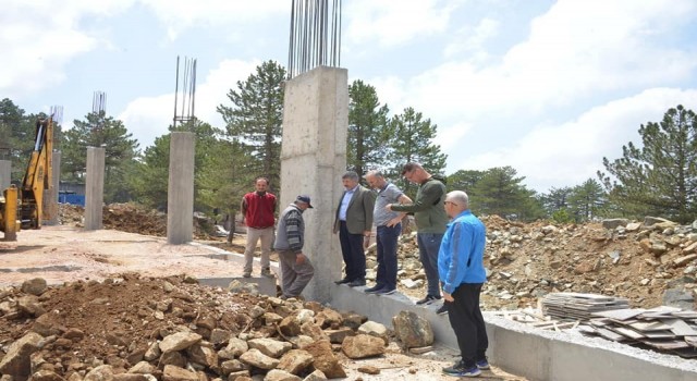 Gediz Muratdağı yatırım inşaatları hızla devam ediyor