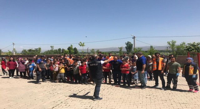 Güroymakta Deprem ve Tahliye Tatbikatı