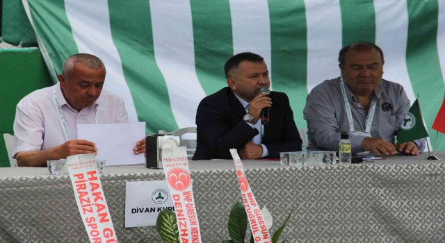 GZT Giresunsporda Hakan Karaahmet yeniden kulüp başkanlığına seçildi