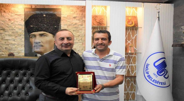 Hallı-Derden başkan Sülüke teşekkür ziyareti