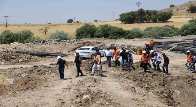 Hani ilçesinde atıksu arıtma tesisinde çalışmalar devam ediyor