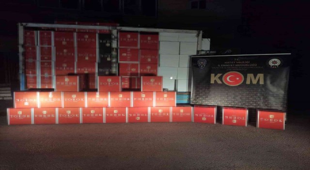 Hatayda 2 milyon 350 bin kaçak makaron ele geçirildi