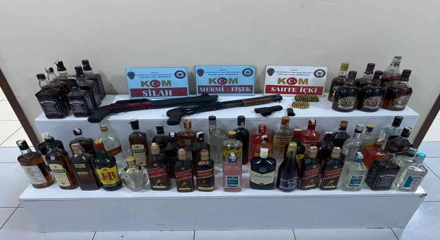 Hatayda kaçak içki operasyonu
