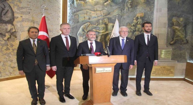 Hazine ve Maliye Bakanı Nebatiden Gaziantep Valiliğine ziyaret