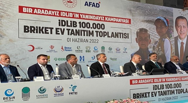 İçişleri Bakanı Süleyman Soylu: “100 bin briket ev hedefine adım atıyoruz”