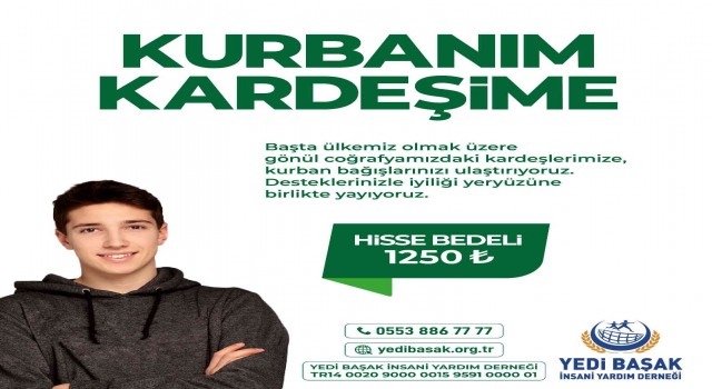 İhtiyaç sahipleri için Kurbanım Kardeşim kampanyası