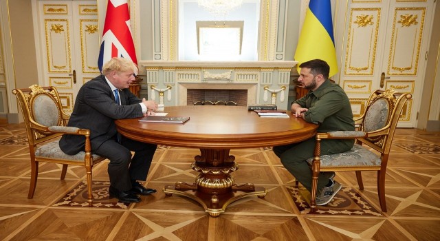 İngiltere Başbakanı Johnson'dan Kiev ziyareti