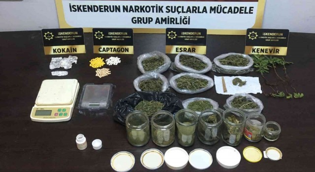 İskenderunda uyuşturucu operasyonu: 4 gözaltı
