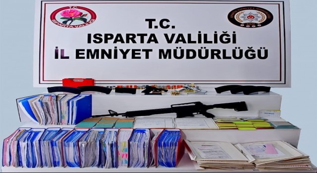 Ispartada “Dümen” operasyonu: 5 gözaltı