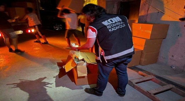 İstanbulda tütün kaçakçılarına büyük operasyon: 9 gözaltı