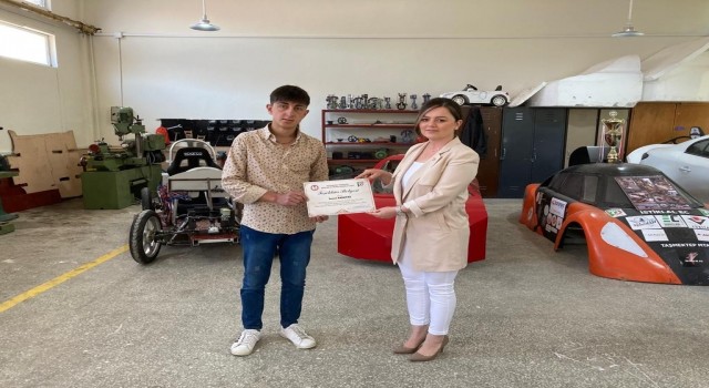 “İstiklal EC” ekibine teşekkür belgesi