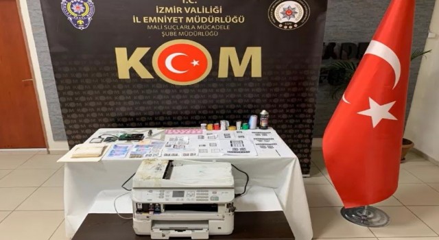 İzmir polisinden sahteciliğe geçit yok