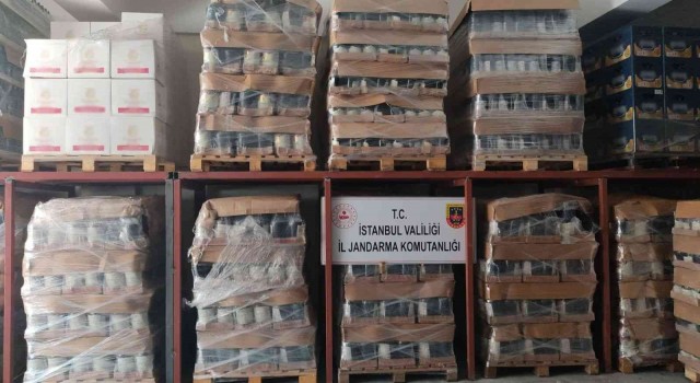 Jandarmadan sahte alkol operasyonu