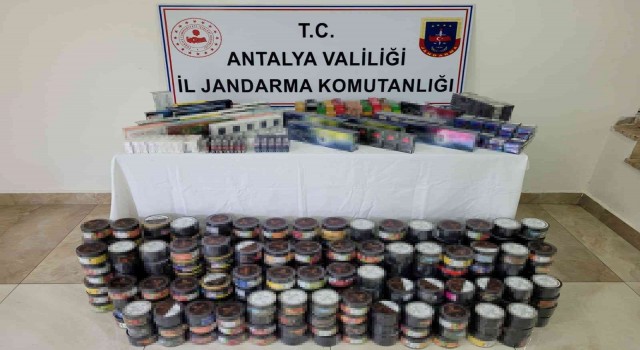 Jandarmadan tütün ve sigara baskını