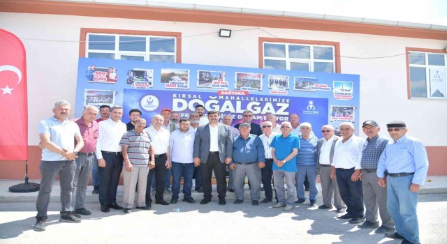 Kahramankazanda köylere doğalgaz seferberliği sürüyor