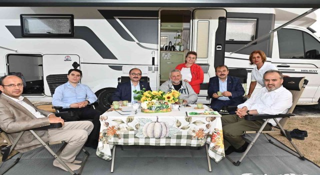 Kamp ve karavan tutkunları Bursada buluştu