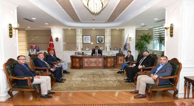Karabük Gazeteciler Cemiyetinden Vali Gürele ziyaret