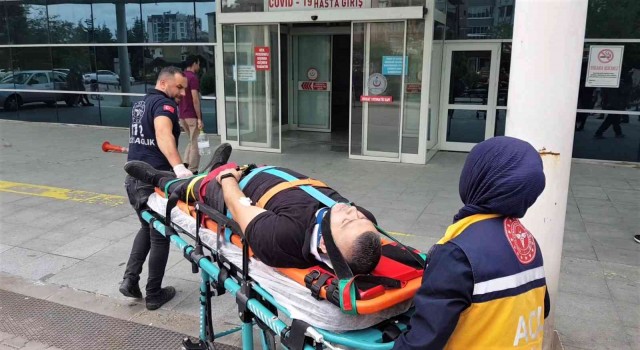 Karabükte 4 metre yükseklikten düşen kişi yaralandı