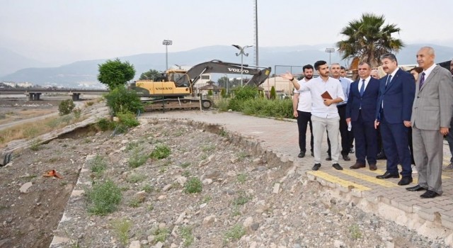 Karaçayda çalışmalar sürüyor