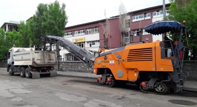 Kars inşaat alına döndü