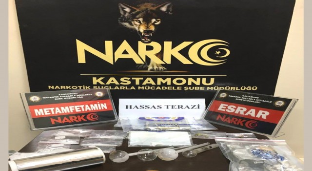 Kastamonuda uyuşturucu operasyonları: 2 tutuklama