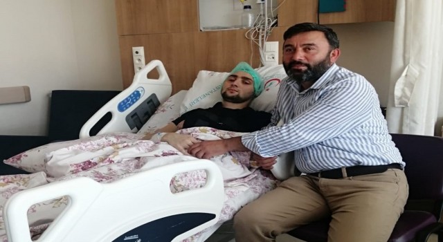 Kastamonudaki kazada ağır yaralanan Ömer Yalçın, sağlığına kavuştu