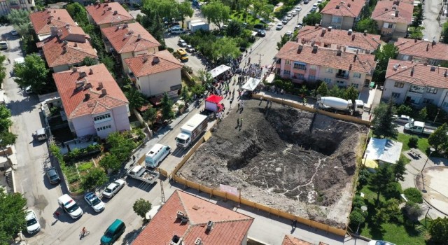 Keçiören Cemevinin temeli törenle atıldı