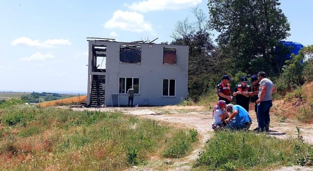 Kırklarelide evde çıkan yangın söndürüldü