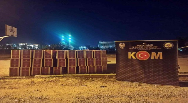 Konyada 4 milyon 600 adet kaçak makaron ele geçirildi