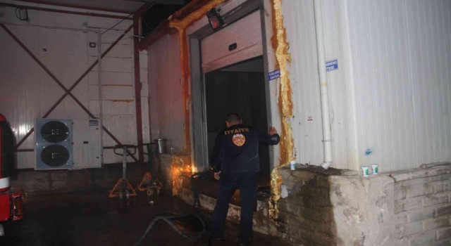 Konyada balık fabrikası alev alev yandı