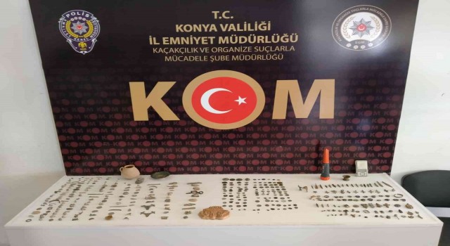 Konyada tarihi eser operasyonu