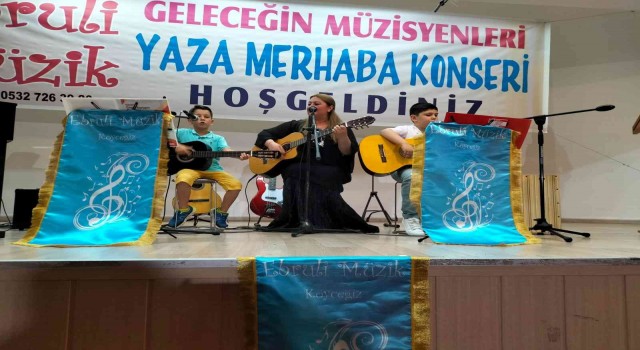 Köyceğizin minik müzisyenleri konser verdi